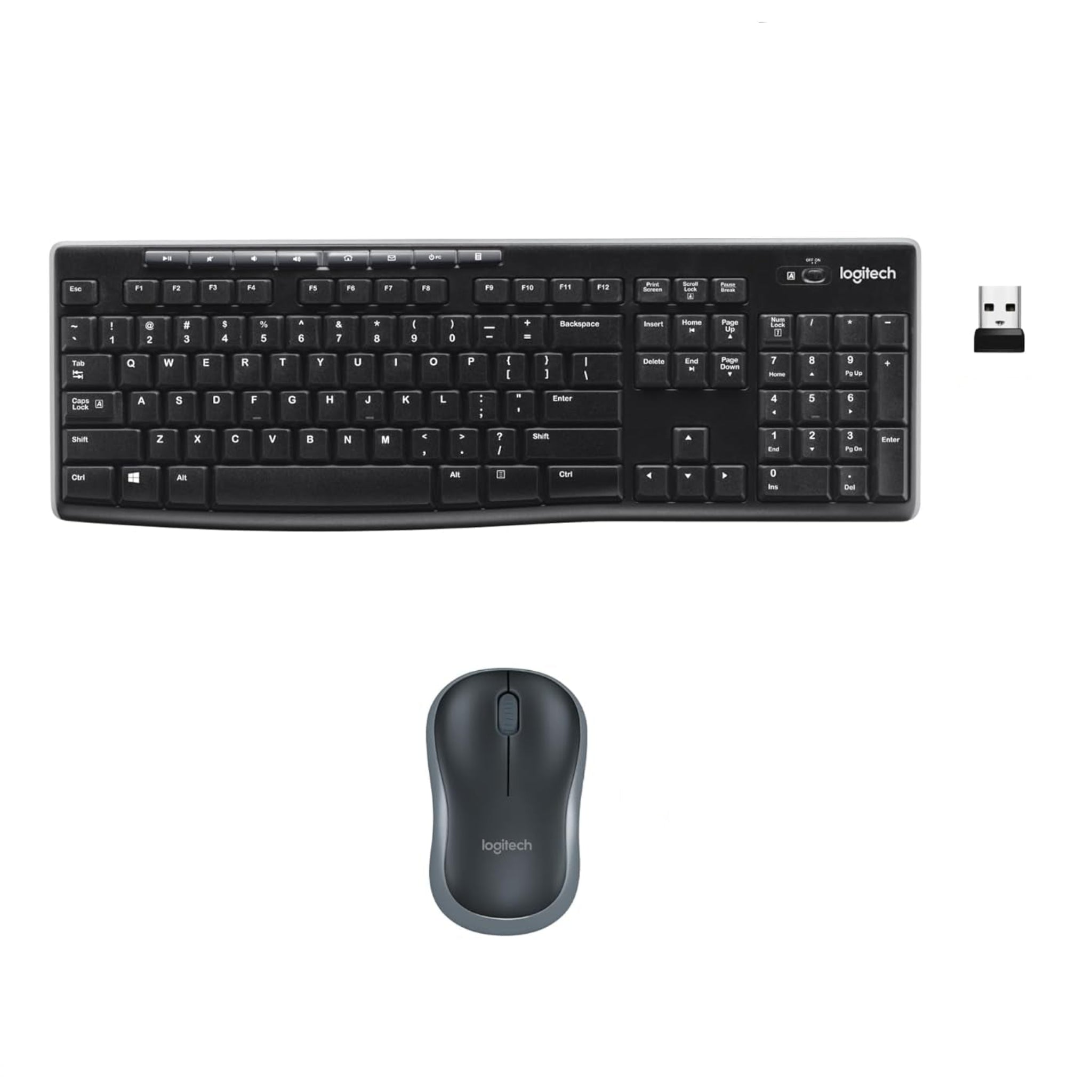 Wireless Logitech Keyboard and Mouse Combo